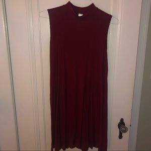 Mock turtleneck dress